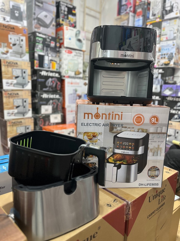 سرخکن 9 لیتر مونتینی مدل DH-LIFE9055 دو المنت اصلی