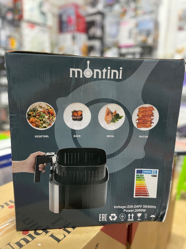 سرخکن 9 لیتر مونتینی مدل DH-LIFE9055 دو المنت اصلی
