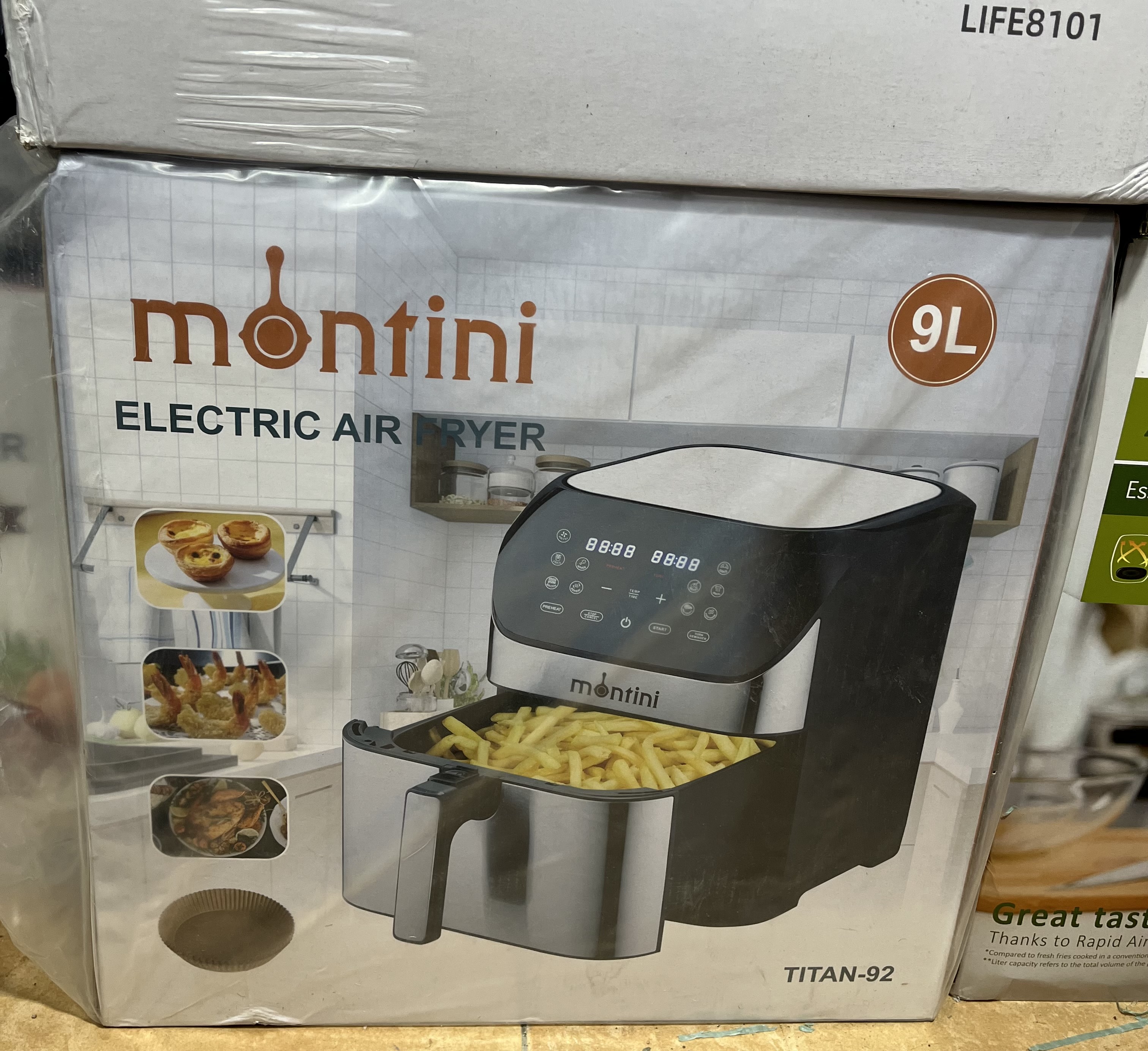 سرخ کن بدون روغن مونتینی ۹ لیتر مدل TITAN-92 تک المنت