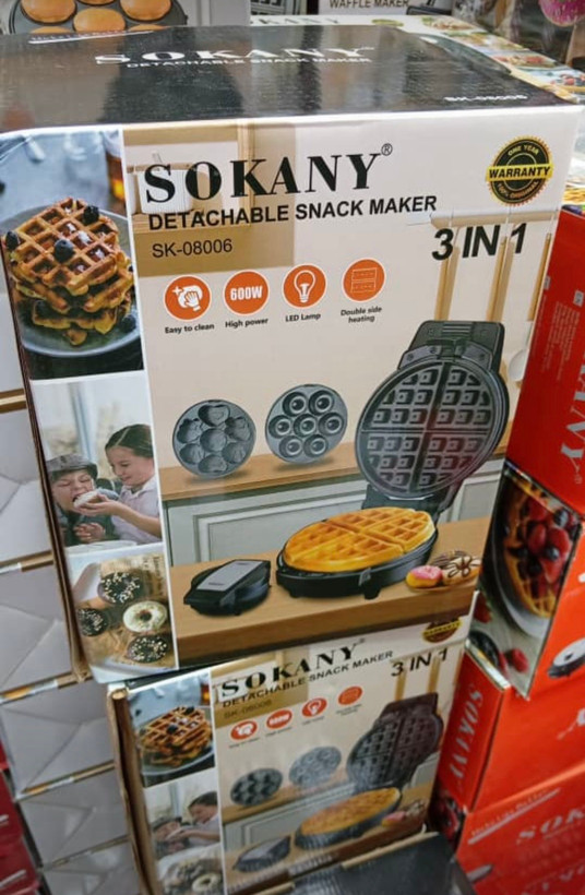وافل ساز سه کاره سوکانی مدل SK08006
