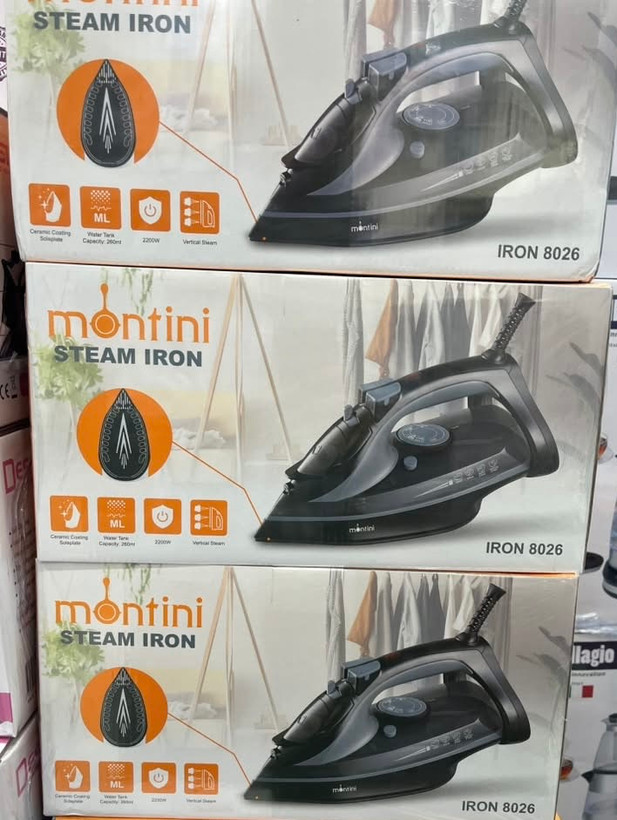 اتو بخار مونتینی مدل IRON8026 اصلی